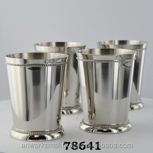 Tasses Julep en acier inoxydable avec revêtement argenté - Product Image 2