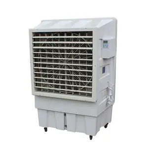 Eléctrica de pie de piso de buen precio al aire libre comercial de aire evaporativo refrigerador de la unidad a gran enfriador de aire de agua en la india