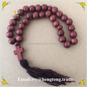 Commercio all'ingrosso 33 perline di legno Islamico, tasbeeh, musulmano preghiera collana di perline, <span class=keywords><strong>tasbih</strong></span>, perline di preghiera auto ciondolo appeso - Product Image 2