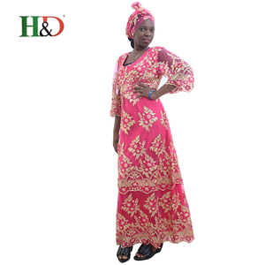 H & D Vente Chaude Style De Mode Cordon Dentelle De Mariage Robes Femmes Africaines Caftans Pour la Vente En Gros - Product Image 5