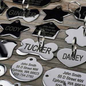 Bán Buôn Tùy Chỉnh Thép Không Gỉ Pet Id Tags Tùy Chỉnh Kim Loại Thiết Kế Logo Dog Tags - Product Image 6