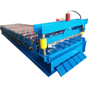Oluklu <span class=keywords><strong>demir</strong></span> çatı kaplama rulo şekillendirme makinesi Çin'de üretilmiştir - Product Image 2