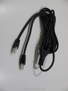 Cordon d'alimentation cc mâle tressé fil de borne plaqué étain 4.2 pas 2 broches connecteur blanc 2X0.75MM pour faisceau de câblage électronique - Product Image 2