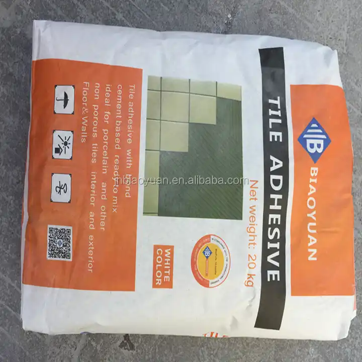 oil resistant cement based adhesive glue