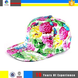 Factura de encargo plana flor casquillos del snapback - Product Image 3