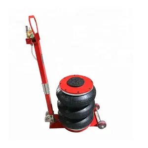 5 Ton Triple Tas Air Jack Diperpanjang Menangani Air Jack Mengangkat Tinggi 18Inch Pneumatic Air Jack 6600LBS Kapasitas