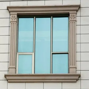 건축 건물 장식적인 GRC 창 로마 주조 유럽 작풍 호텔과 별장 벽 처마 장식