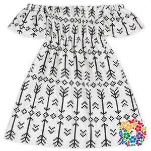 Abito da Cerimonia per Bambina con Stampe di Piccoli <span class=keywords><strong>Animali</strong></span>, <span class=keywords><strong>Boutique</strong></span>, Spalle Scoperte, Estivo, per Bambine di 4 Anni, Vendita all'Ingrosso di Abiti per Bambine - Product Image 3