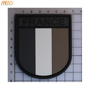 Revêtement drapeau <span class=keywords><strong>français</strong></span> <span class=keywords><strong>Multicam</strong></span>, drapeau de bouclier 3D en PVC, vente en gros - Product Image 3