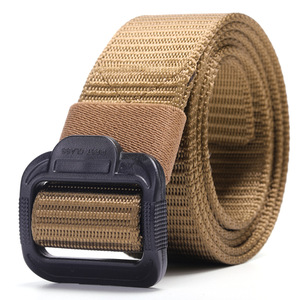 5-1 cinture di tela da uomo <span class=keywords><strong>cintura</strong></span> tattica in Nylon con fibbia in plastica resistente al combattimento - Product Image 4