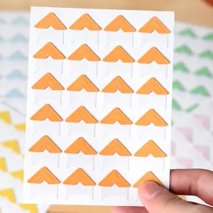 פינת צבע חמוד טהור סוכריות DIY מדבקות נייר קראפט לאלבומי תמונות מסגרת קישוט רעיונות