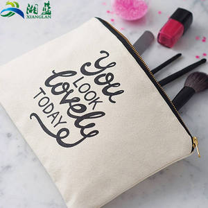 ขายส่งยอดนิยมผ้าใบแต่งหน้ากระเป๋าเครื่องสำอางซิปกระเป๋า - Product Image 4