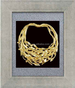 Tranh Nghệ Thuật Bán Chạy Vòng Cổ Vàng Nghệ Thuật Treo Tường Thiết Kế 3D Của Khách Sạn Hộp Bóng Pop - Product Image 2