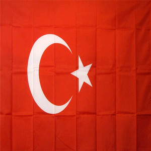 Bandiere della bandiera della turchia di dimensioni personalizzabili 3x5ft economiche di alta qualità - Product Image 3