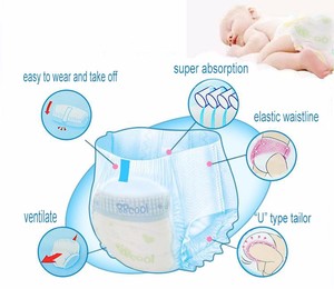 Cina Produttore Pannolino 2017 NUOVO Alto Assorbimento Traspirante pannolini per bambini Economici - Product Image 2