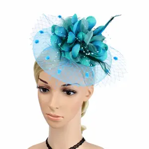 Girls Fascinator Hair Clip /Headband Wedding Hair Accessory Bridal headpiece