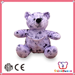 certificación gsv venta al por mayor de encargo hecho a mano travieso de peluche oso de juguete de felpa - Product Image 1