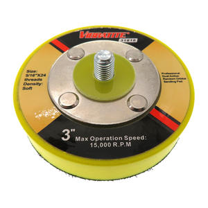 <span class=keywords><strong>3</strong></span> Zoll 5/16 "-24 Klett gewinde Professional DA Sanding Pad Trägerplatte 15MM dick - Product Image 5