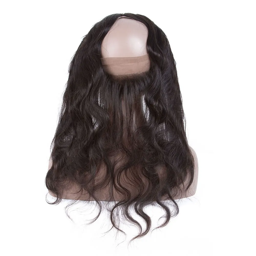 Royce Christina Full Cuticle Cheap Raw Virgin Human Ear To Ear Natural Hairline 360 Lace Frontal Closure Hair With Baby hair