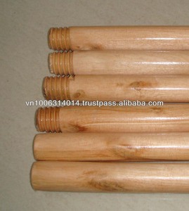 Kego ไม้กวาดไม้สีเขียวลายทางพร้อมหัวพีวีซีเคลือบสีสำหรับประสิทธิภาพสูงสุด - Product Image 4