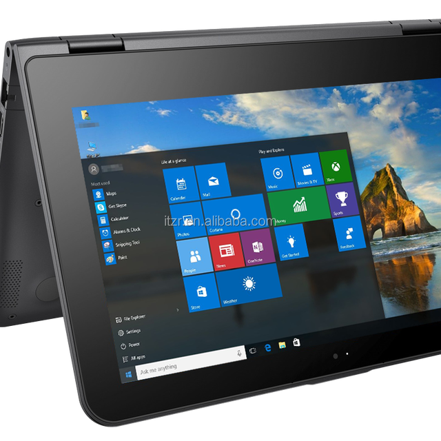Cheap Original Laptops Pentium M Quad Cores CPU 120G SSD 360 Rotating with Touch Panel, $120 up