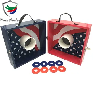 Premium Wooden Washer Toss Game Set for Outdoor Backyard Party Games