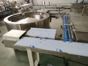 UPPER Food Packing Machine Turntable Type Automatic Feeding Packing Line For Rice Bar