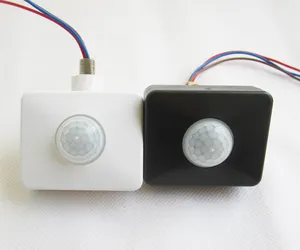 Sensor de movimento pir iluminação externa, interruptor pir sensor de detecção de movimento