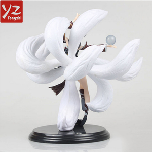 League of Legends acción figura el zorro <span class=keywords><strong>de</strong></span> nueve colas <span class=keywords><strong>de</strong></span> ahri personalizar realista famosa juegos LOL Hero PVC 1/6 - Product Image 4