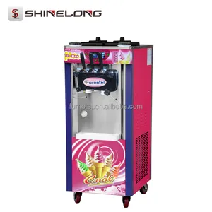 Floor Standing Mcdonald's Rainbow Ice Cream Machine In UAE/China Factory