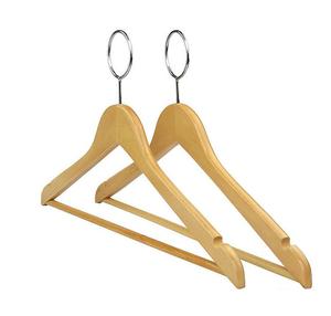 Magasin de vêtements de haute qualité En <span class=keywords><strong>Bois</strong></span> <span class=keywords><strong>Cintre</strong></span> <span class=keywords><strong>Antivol</strong></span> avec anneau De Sécurité - Product Image 5