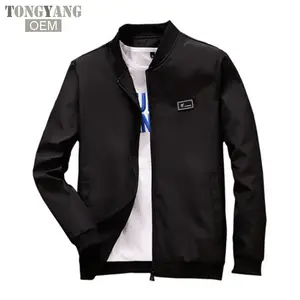 TONGYANG jaket dan mantel tipis pria, jaket Bomber pas badan musim semi dan panas musim gugur