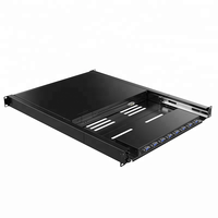 Commutateur KVM LCD 17 pouces 8 ports VGA MT-ViKI, console rackable avec 8x1 tiroir, résolution 1280x1024, en stock