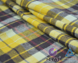 Yumuşak iplik boyalı ekose gömlek dokuma gömlek 100% pamuk toptan pazen kumaş okul üniforması tarafından iplik - Product Image 5