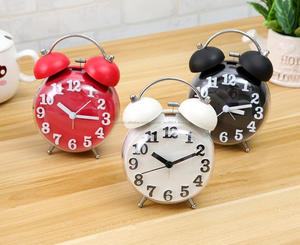 Lindo color 3D números silenciosos niños <span class=keywords><strong>despertador</strong></span> con luz de noche - Product Image 1