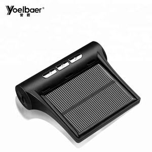 Youpin YOELBAER — système de contrôle TPMS intelligent, pour voiture, avec affichage LCD numérique, moniteur de pression des pneus, alimentation solaire, alarme de sécurité automatique