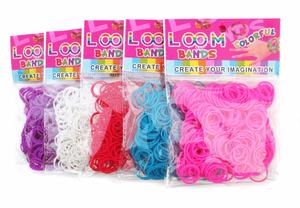 Bande élastique en caoutchouc à la mode pour fille, porte-queue de cheval avec des couleurs unies - Product Image 2