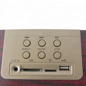 Retro In Legno Orologio giradischi Radio con display LCD e <span class=keywords><strong>Jack</strong></span> <span class=keywords><strong>per</strong></span> le <span class=keywords><strong>cuffie</strong></span> - Product Image 3