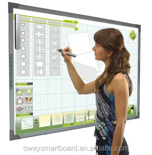 30-120 Inch Ultrasone Draagbare Interactieve Whiteboard Educatief Voor Apparatuur Slimme Tools Gratis Driver, Voor Multi Os Systeem