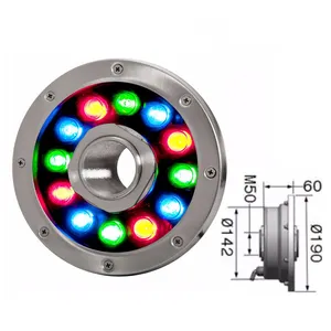 Luz de led para piscina, fonte à prova d' água e luz de fonte led subaquática