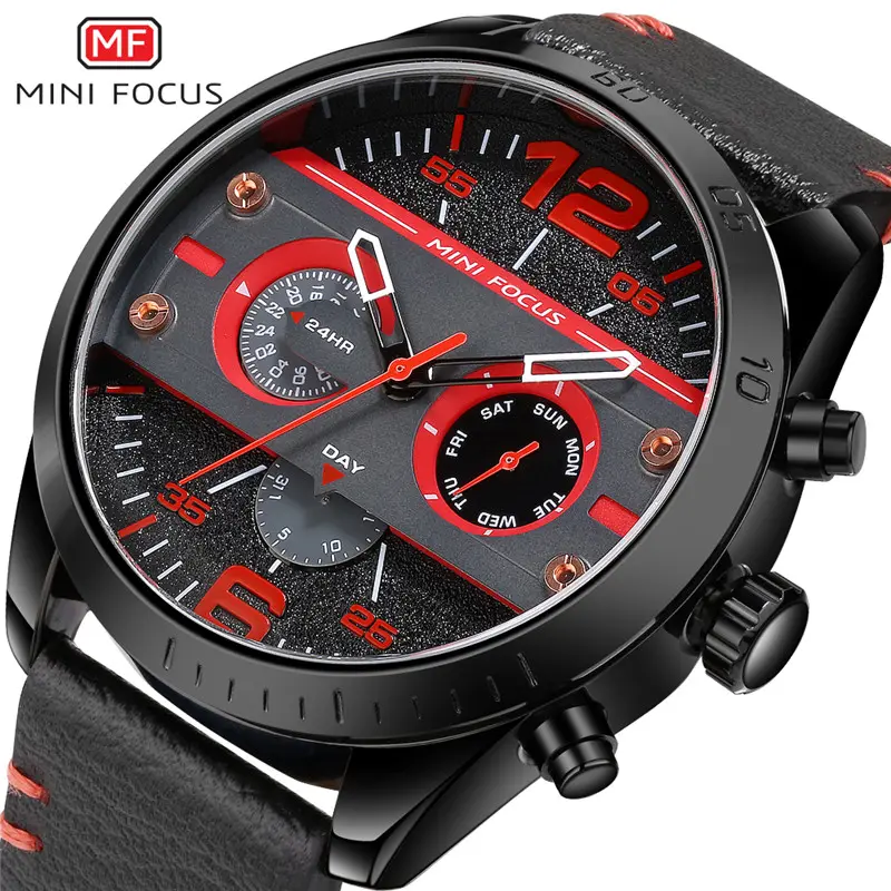 MF0068G New Arrival Fashion Colourful Chronograph Japan Movt Quartz Watch Stainless Steel Back with VX9J Movement
