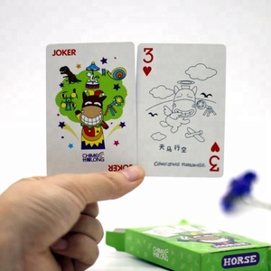 OEM approvisionnement d'usine bande dessinée Éducative jeu <span class=keywords><strong>poker</strong></span> cartes à jouer pour les enfants - Product Image 2