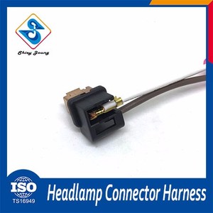 Personalizar La Muestra Libre llevó cableado 2 pines macho y hembra conector del mazo de cables del automóvil - Product Image 3