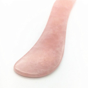 Set Completo di Strumenti per Massaggio Facciale in Quarzo Rosa Naturale, per Cura della Pelle, Drenaggio Linfatico e Terapia di Agopressione - Product Image 4