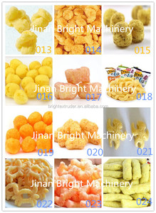 Maíz dulce puff snack máquina de extrusión soplado de maíz grano resoplando queso bola que hace la máquina - Product Image 5