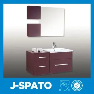 2015 Новый стиль Шпон мебели для ванной комнаты шкаф JS-B2005P