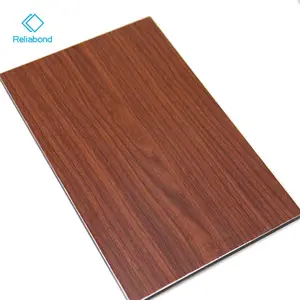 RELIABOND Gỗ/Đá Cẩm Thạch Kết Cấu ACP Trang Trí Tấm Nhôm Composite Panel