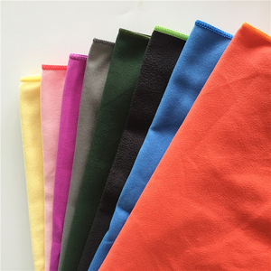 high quality 80% polyester and 20% polyamide microfiber suede fabric for beach towel fabric