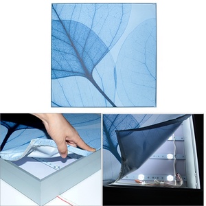 Panneau mural rétroéclairé en <span class=keywords><strong>film</strong></span> PVC, panneau d'affichage en tissu, enseigne lumineuse rétroéclairée par LED - Product Image 5