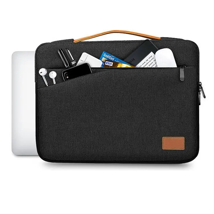 Unisex 17 inç çantası polyester sırt çantası messenger laptop case